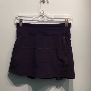 Navy Lulu Lemon athletic skort
